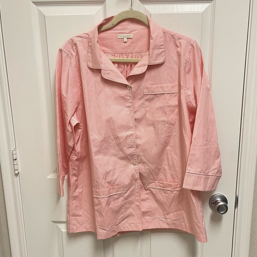 Ann Mashburn Striped Pajama Top